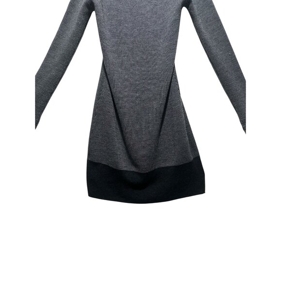 Toad & Co 100% Merino Wool Sweater Dress Small Gray Off Shoulder Outdoors Knit - Picture 16 of 16